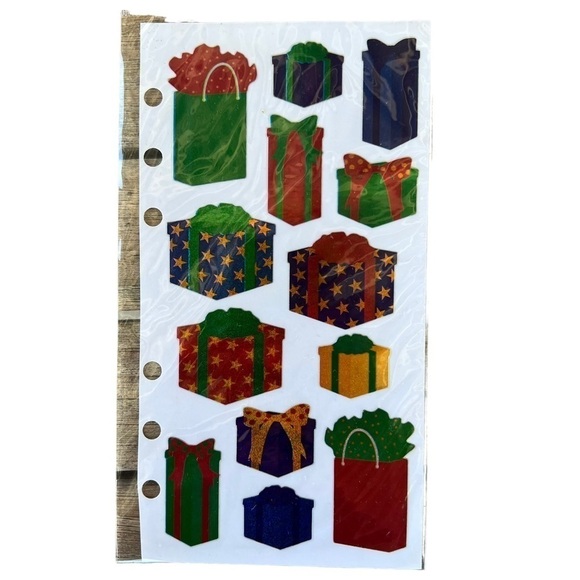 Vintage Christmas Sticker Bundle Stickopotamus Hallmark Stickeroni Mrs Grossmans - Picture 2 of 16